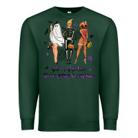 Sports Green Get in ghoulies were going haunting Premium Sweatshirt - NancyCooperArtShop