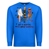 True Royal Get in ghoulies were going haunting Premium Sweatshirt - NancyCooperArtShop