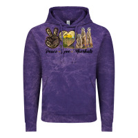 Cloud Purple Peace Love Meerkats Vintage Hoodie - LillyAllenDesigns