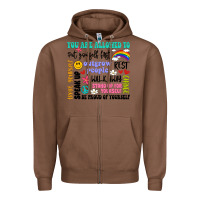 Chestnut you are allowed to Zipper Hoodie - Artiststas