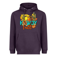 Plum Howdy Fall Heavyweight Hoodie - texasbilliewilder