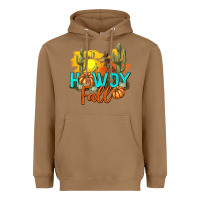Toasted Coconut Howdy Fall Heavyweight Hoodie - texasbilliewilder