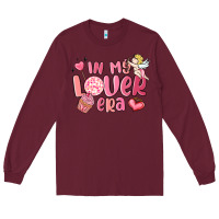 Burgundy in my lover era valentines day Long Sleeve Tee - MaliasSmallBusiness