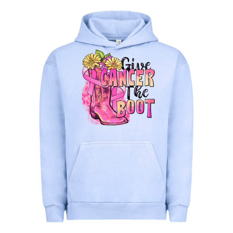 Give Cancer The Boot Urban Hoodie by FaDigitalArtStudio | Teevron
