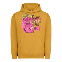 Pigment Peanut Butter give cancer the boot Urban Hoodie - FaDigitalArtStudio