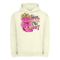 Pigment Pistachio give cancer the boot Urban Hoodie - FaDigitalArtStudio