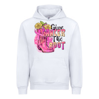 White give cancer the boot Urban Hoodie - FaDigitalArtStudio