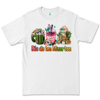 White mexican día de los muertos coffee cups Premium Tee - FaDigitalArtStudio