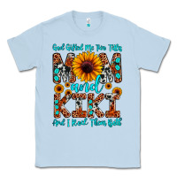 Dusty Blue god gifted me two titles mom and kiki and i rock t Classic Tee - JahusDesignShop
