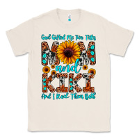 Natural god gifted me two titles mom and kiki and i rock t Classic Tee - JahusDesignShop