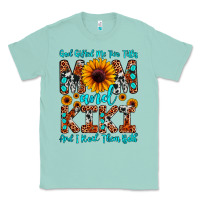 Seafoam god gifted me two titles mom and kiki and i rock t Classic Tee - JahusDesignShop