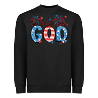 Black one nation under god Heavyweight Sweatshirt - MaliasSmallBusiness