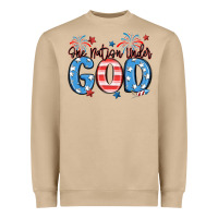 Mushroom one nation under god Heavyweight Sweatshirt - MaliasSmallBusiness