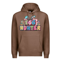 Chestnut Egg hunter plate letters Easter Day Premium Hoodie - HowdyJamesFarm