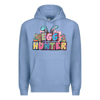 Colony Blue Egg hunter plate letters Easter Day Premium Hoodie - HowdyJamesFarm