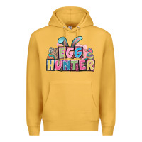 Mustard Egg hunter plate letters Easter Day Premium Hoodie - HowdyJamesFarm