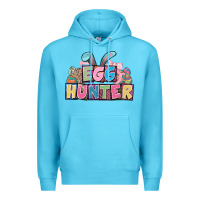Ocean Blue Egg hunter plate letters Easter Day Premium Hoodie - HowdyJamesFarm