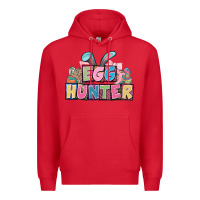 Red Egg hunter plate letters Easter Day Premium Hoodie - HowdyJamesFarm