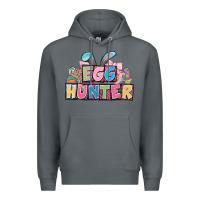 Rock Egg hunter plate letters Easter Day Premium Hoodie - HowdyJamesFarm