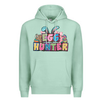Seafoam Egg hunter plate letters Easter Day Premium Hoodie - HowdyJamesFarm