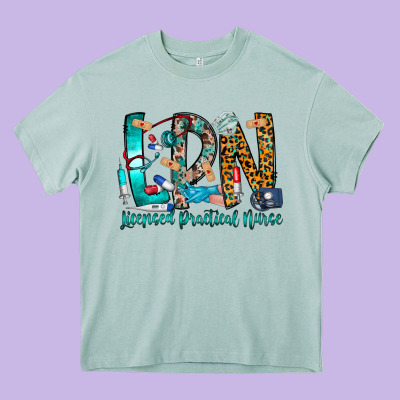 Lpn Heavy Core Tee Designed By Cowhidedigitalart