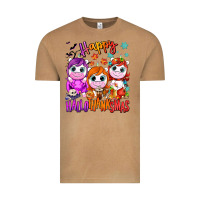 Vintage Camel Happy Hallothanksmas unicorns Vintage Tee - NancyCooperArtShop