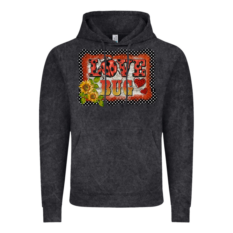 Ladybug  Love Bug Backround Vintage Hoodie by BarkalooDesign | Teevron