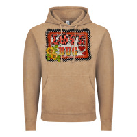 Vintage Coffee ladybug  love bug backround Vintage Hoodie - BarkalooDesign