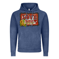 Vintage Denim ladybug  love bug backround Vintage Hoodie - BarkalooDesign