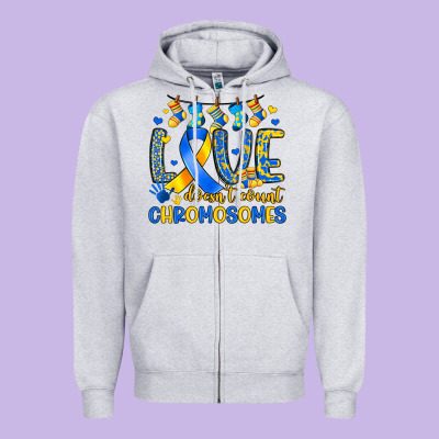 Love Doesn T Count Chromosomes Zipper Hoodie Designed By Artiststas