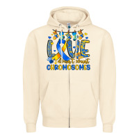 Sandshell love doesn t count chromosomes Zipper Hoodie - Artiststas
