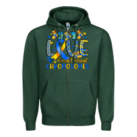 Sports Green love doesn t count chromosomes Zipper Hoodie - Artiststas