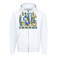 White love doesn t count chromosomes Zipper Hoodie - Artiststas