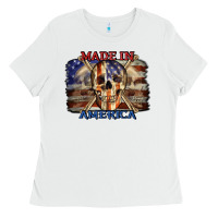 Made In America 4th Of July Ladies Tee | Teevron
