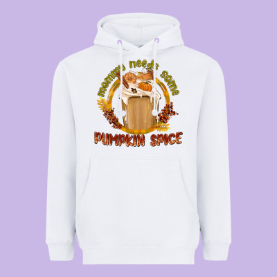 Mommy Needs Some Pumpkin Spice Heavyweight Hoodie Designed By Texasbilliewilder