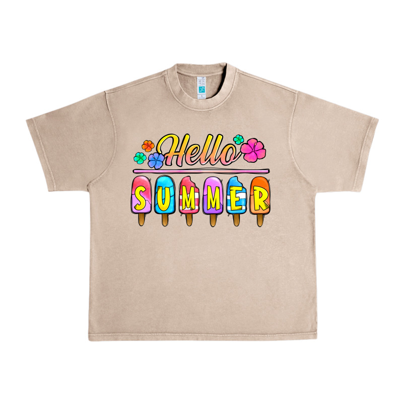 Hello Summer Popsicles Urban Heavy Tee by Jasminsmagicworld | Teevron