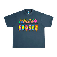 Midnight Navy hello summer popsicles Urban Heavy Tee - Jasminsmagicworld