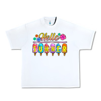 White hello summer popsicles Urban Heavy Tee - Jasminsmagicworld