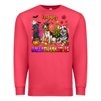 Cardinal happy hallothanksmas dogs Premium Sweatshirt - texasbilliewilder