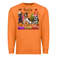 Carrot happy hallothanksmas dogs Premium Sweatshirt - texasbilliewilder
