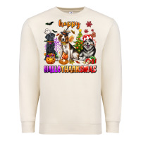 Happy Hallothanksmas Dogs Premium Sweatshirt | Teevron