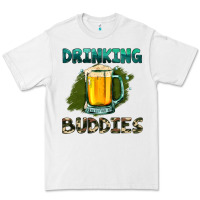 White drinking buddies with beer Premium Tee - HRA Design Shop