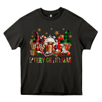 Asphalt merry christmas buffalo gnomies Heavy Core Tee - FaDigitalArtStudio
