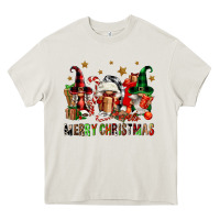 Cream merry christmas buffalo gnomies Heavy Core Tee - FaDigitalArtStudio