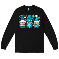 Black winter gnomies Long Sleeve Tee - NancyCooperArtShop