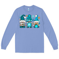 Colony Blue winter gnomies Long Sleeve Tee - NancyCooperArtShop