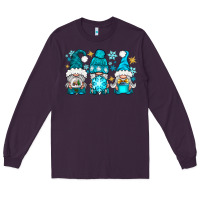 Plum winter gnomies Long Sleeve Tee - NancyCooperArtShop