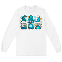 White winter gnomies Long Sleeve Tee - NancyCooperArtShop