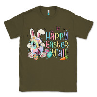 Army Green happy easter y'all Classic Tee - MaliasSmallBusiness