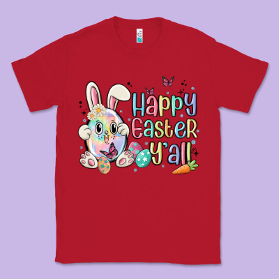 Happy Easter Y'all Classic Tee Designed By Maliassmallbusiness
